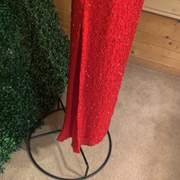 ANDRETTA DONATELLO BEADED SILK Gown - Picture 3 of 9